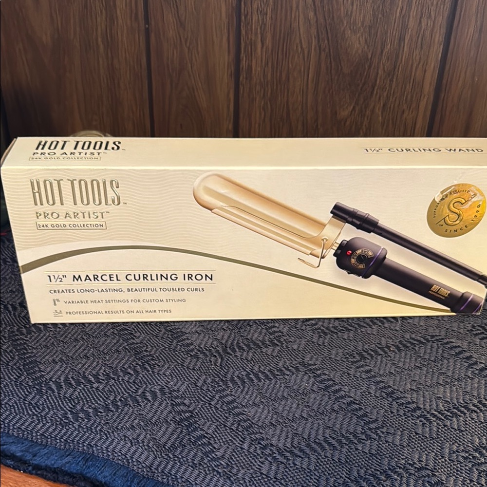 Pro Artist Gold Curling Iron - Black and Gold